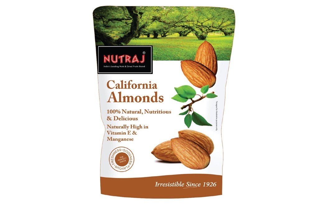 Nutraj California Almonds    Pack  250 grams